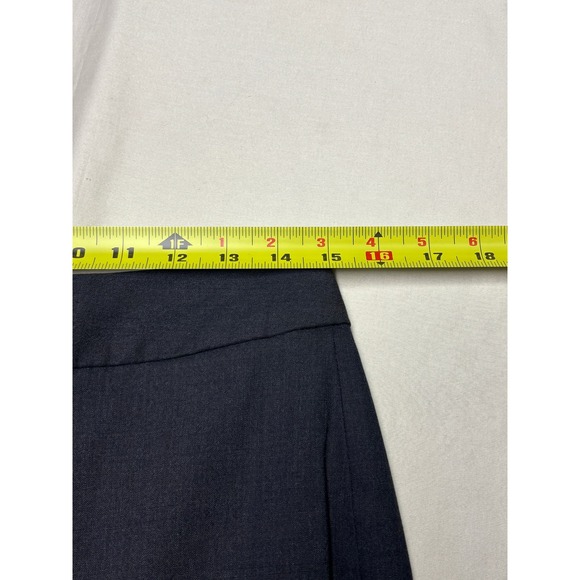 Banana Republic Harrison Trousers Womens 6 W30 L33 Gray Wool Blend Italy Wide - Picture 8 of 12